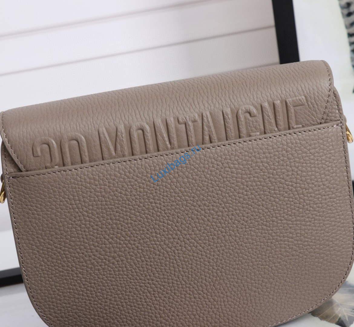 Dior M9319 Medium dior Bobby bag Warm Taupe Grained Calfskin | luxibags.ru 1767