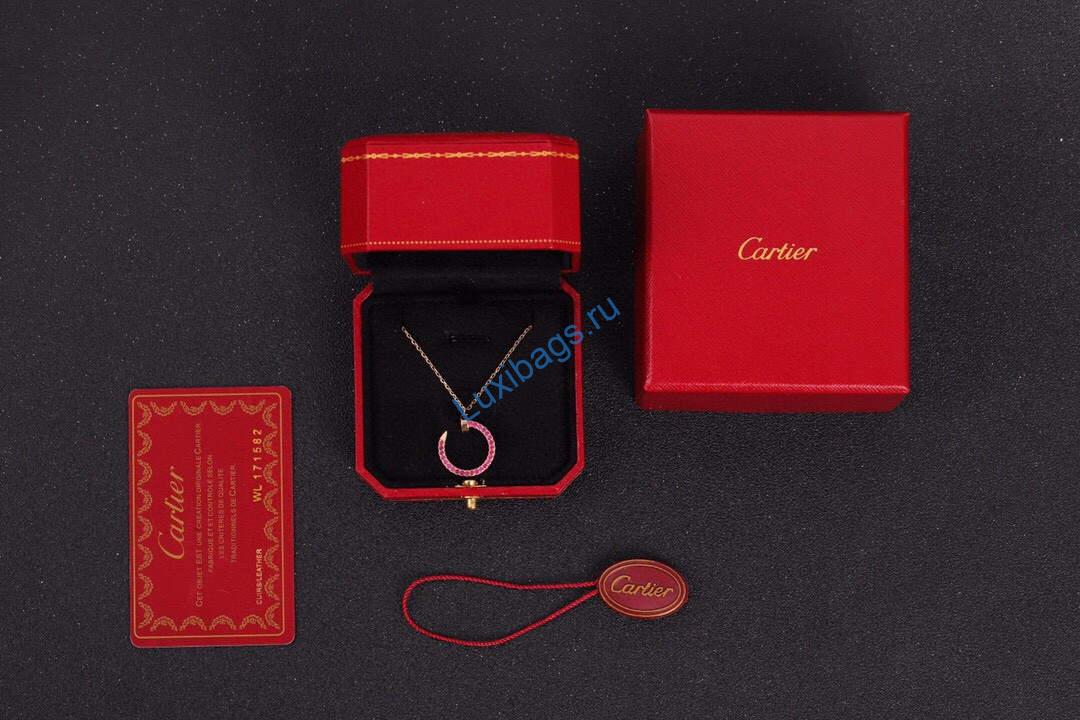 Cartier Clash De Cartier Necklace Rose Gold Diamonds Ca20243