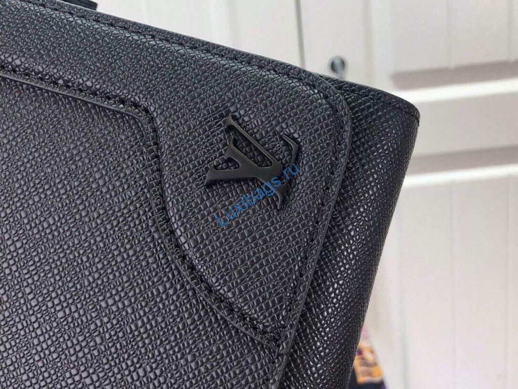 LV M30807 Louis Vuitton New Flap Messenger Black | lv m30807 louis vuitton new flap messenger black 4
