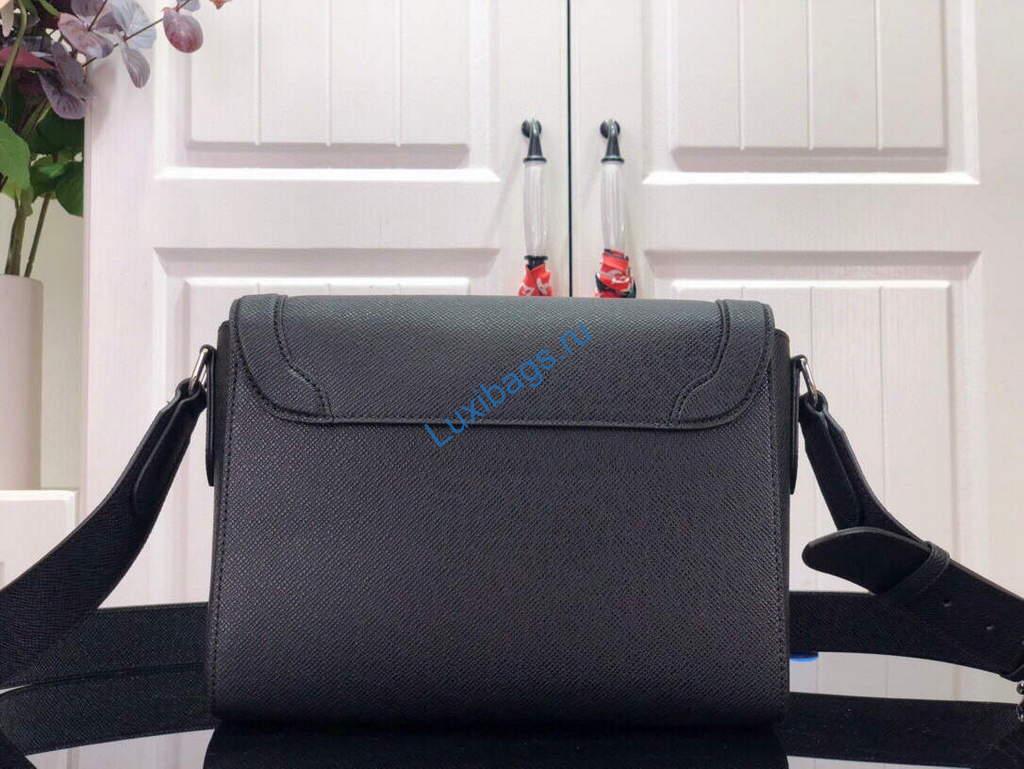 LV M30807 Louis Vuitton New Flap Messenger Black | lv m30807 louis vuitton new flap messenger black 6