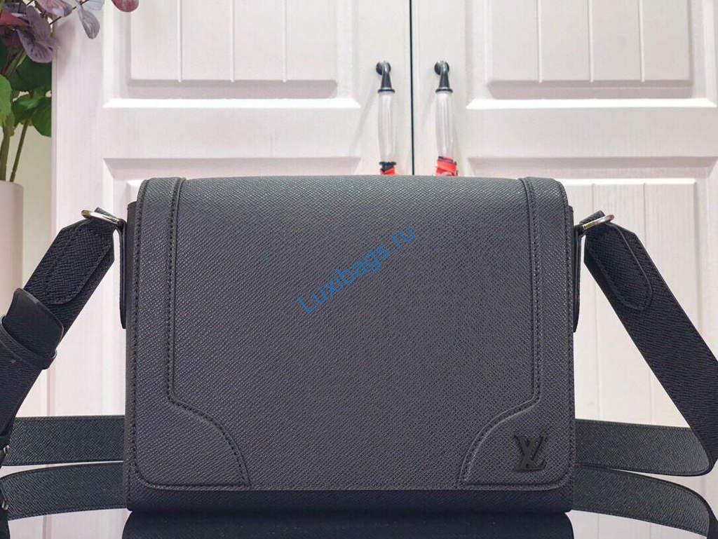 LV M30807 Louis Vuitton New Flap Messenger Black | lv m30807 louis vuitton new flap messenger black 9