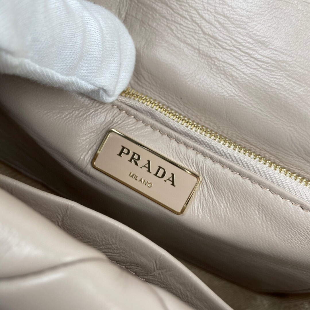 Prada 1BD291 Prada System nappa leather patchwork bag Apricot | prada 1bd291 prada system nappa leather patchwork bag apricot 09