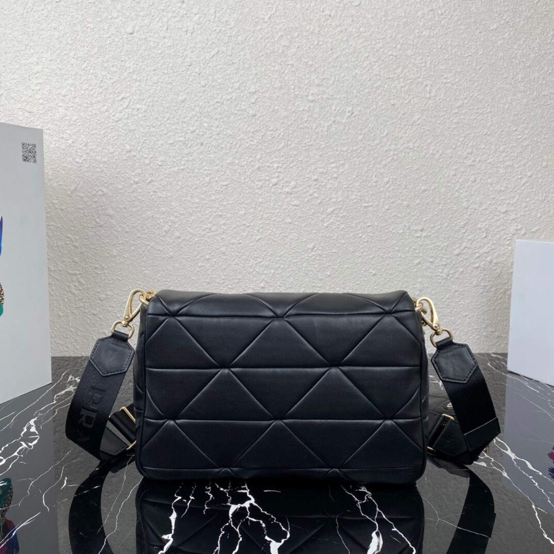 Prada 1BD291 Prada System nappa leather patchwork bag Black | prada 1bd291 prada system nappa leather patchwork bag black 31