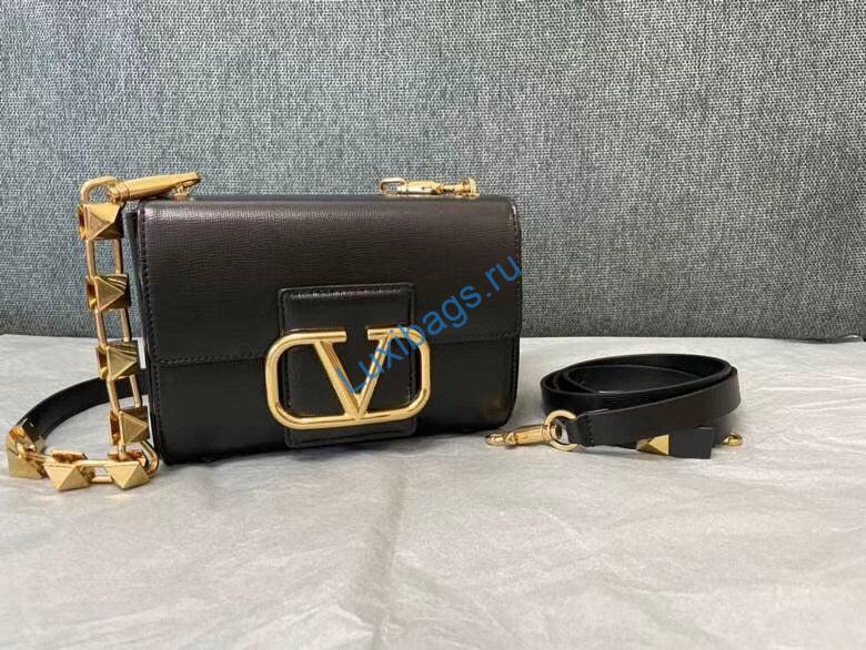 Valentino XW2B0J96 Stud Sign Grainy Calfskin Shoulder Bag Beige | valentino xw2b0j96 stud sign grainy calfskin shoulder bag 19