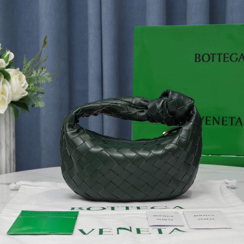 Bottega Veneta BV 651876 mini Jodie Dark Green | bottega veneta bv 651876 mini jodie 075