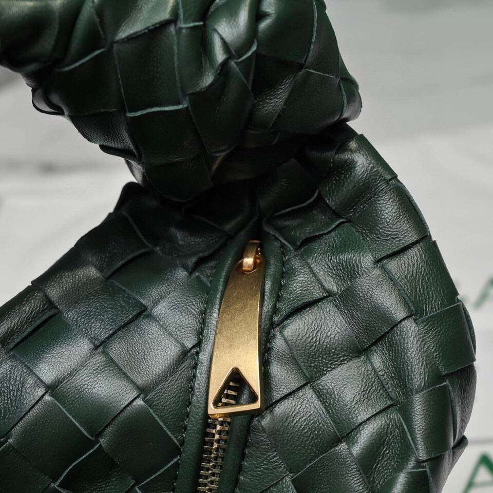 Bottega Veneta BV 651876 mini Jodie Dark Green | bottega veneta bv 651876 mini jodie 079