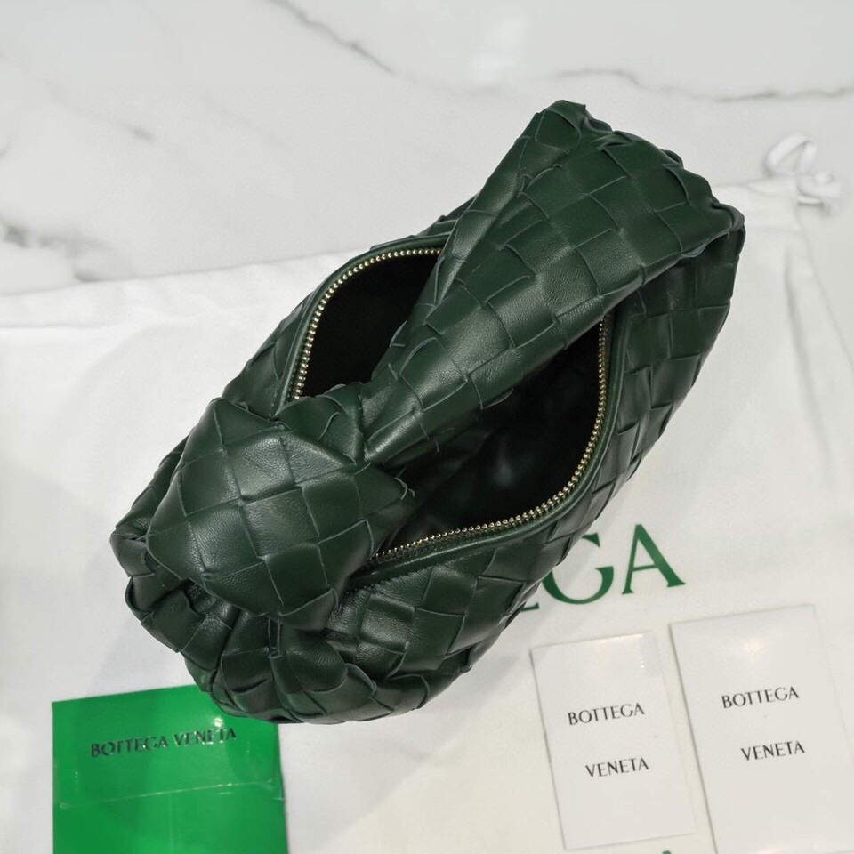 Bottega Veneta BV 651876 mini Jodie Dark Green | bottega veneta bv 651876 mini jodie 080