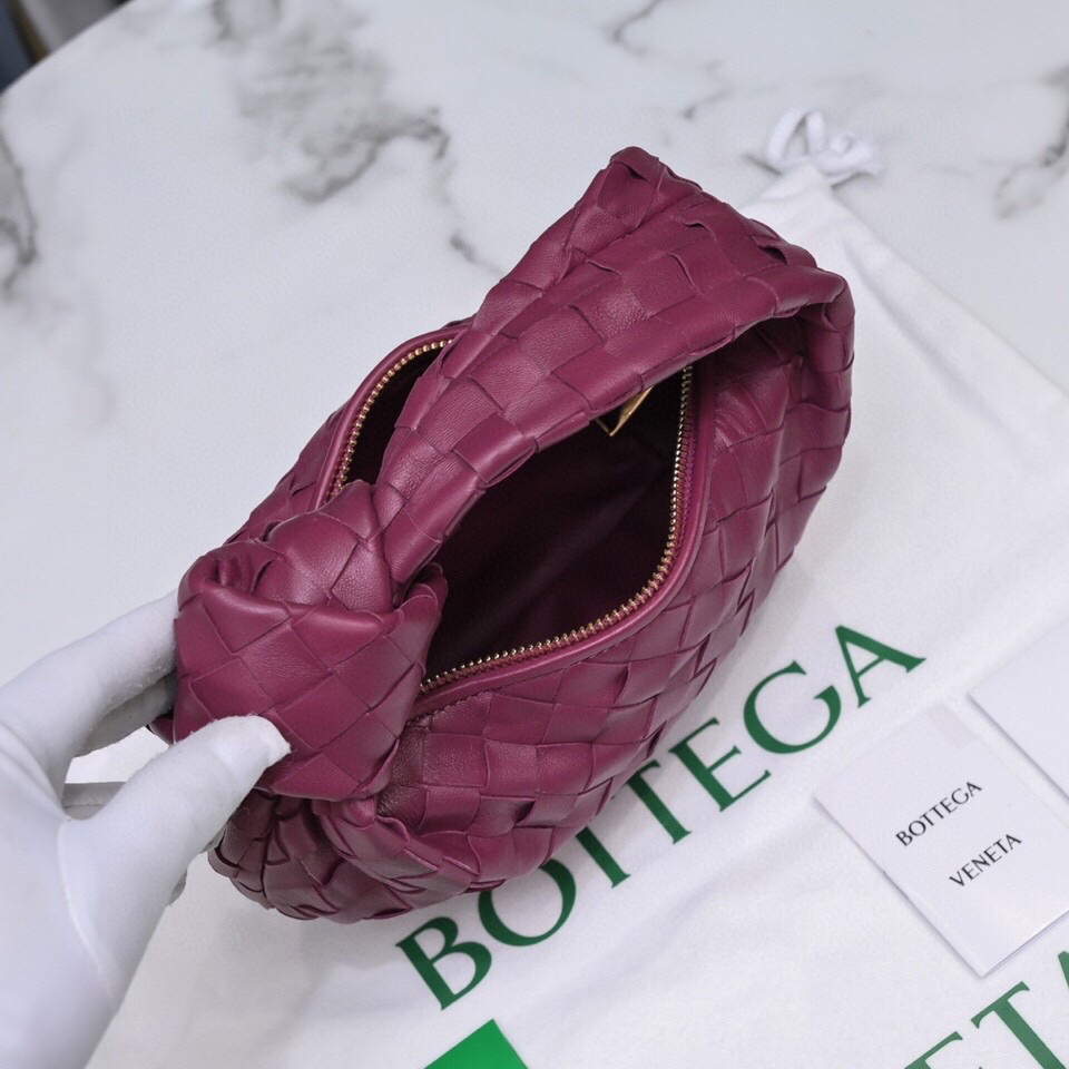 Bottega Veneta BV 651876 mini Jodie Wine Red | bottega veneta bv 651876 mini jodie 093