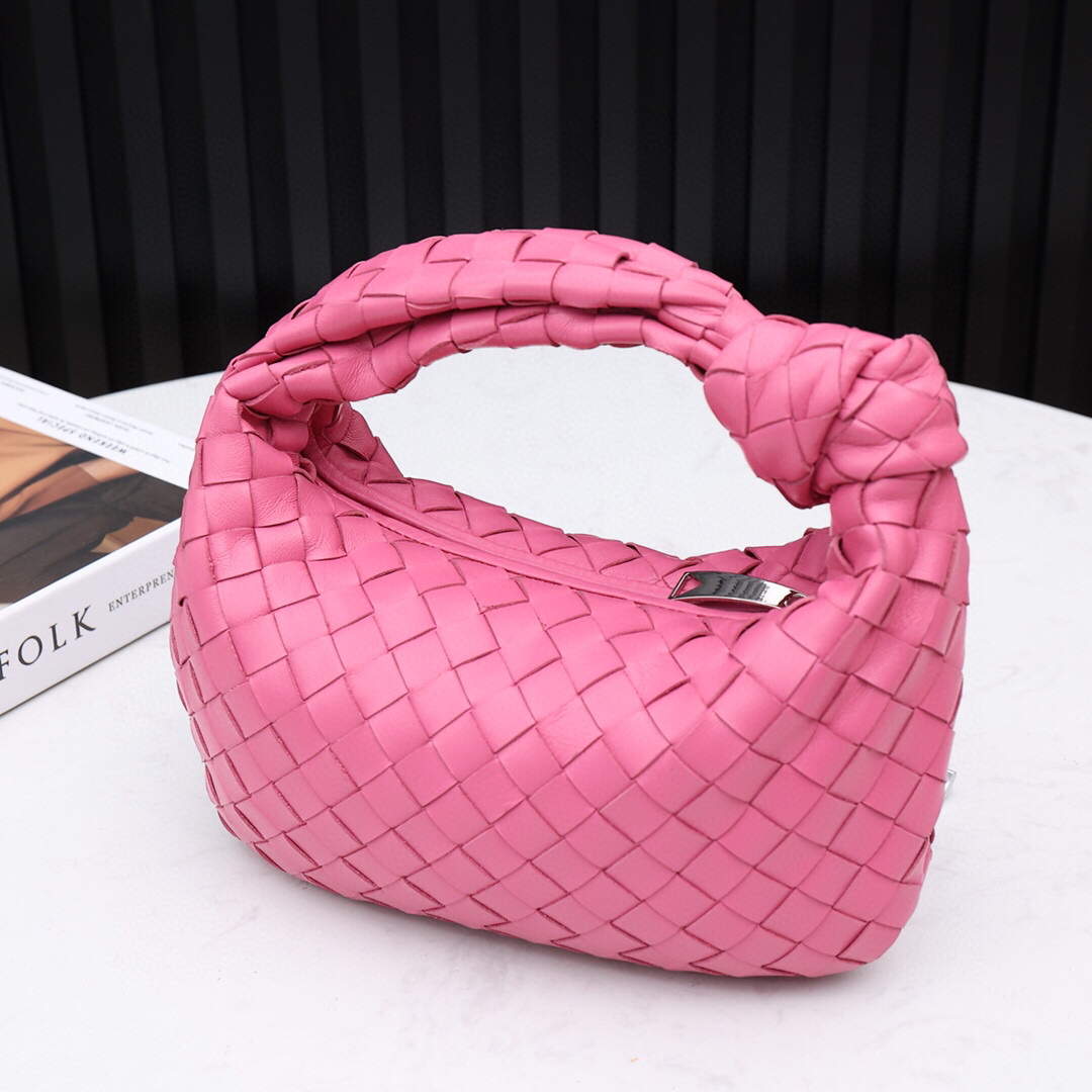 Bottega Veneta BV 651876 mini Jodie Rose Red | bottega veneta bv 651876 mini jodie 132