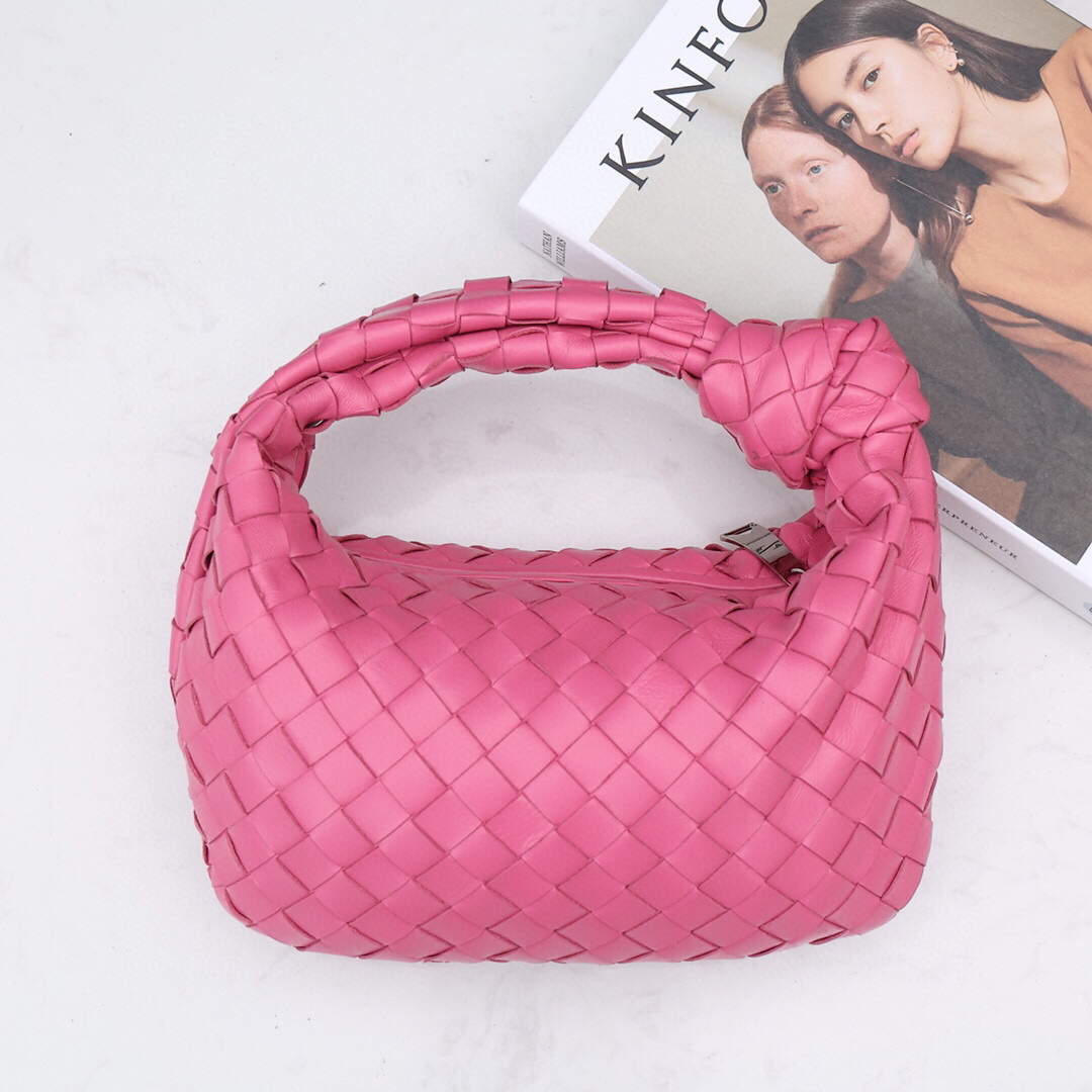 Bottega Veneta BV 651876 mini Jodie Rose Red | bottega veneta bv 651876 mini jodie 133