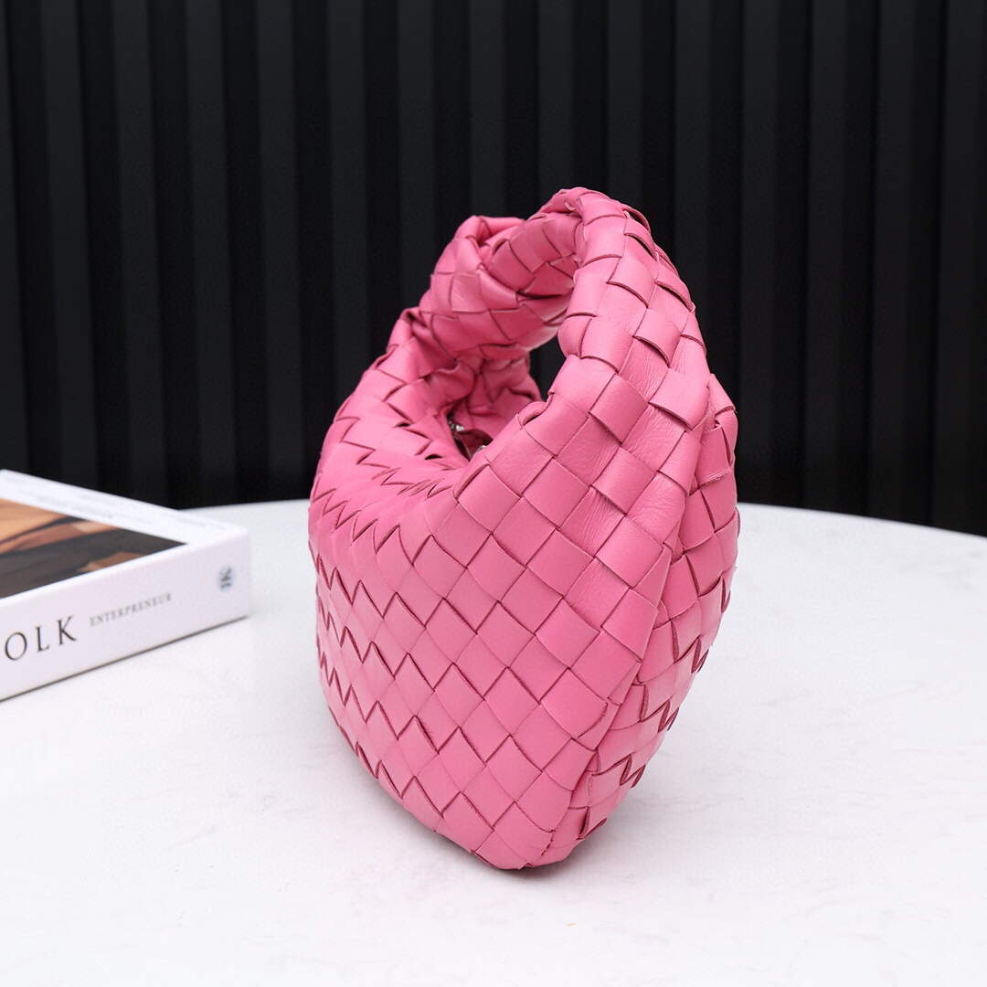Bottega Veneta BV 651876 mini Jodie Rose Red | bottega veneta bv 651876 mini jodie 134