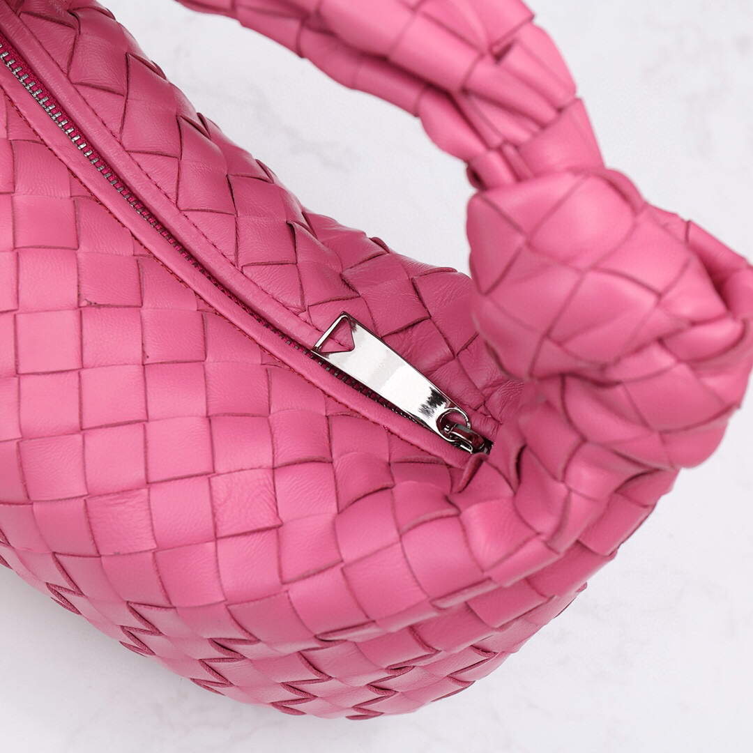 Bottega Veneta BV 651876 mini Jodie Rose Red | bottega veneta bv 651876 mini jodie 136