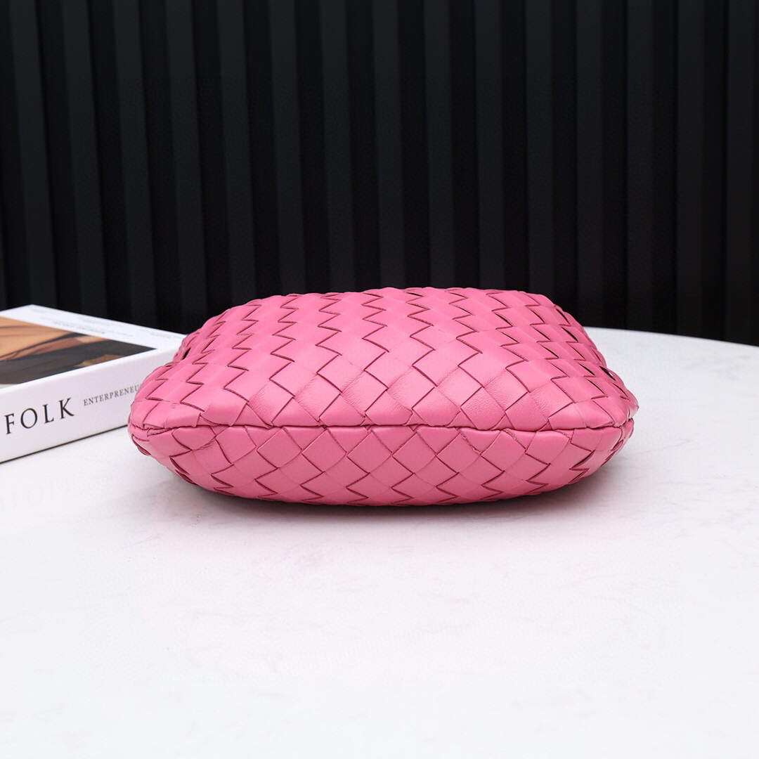 Bottega Veneta BV 651876 mini Jodie Rose Red | bottega veneta bv 651876 mini jodie 137