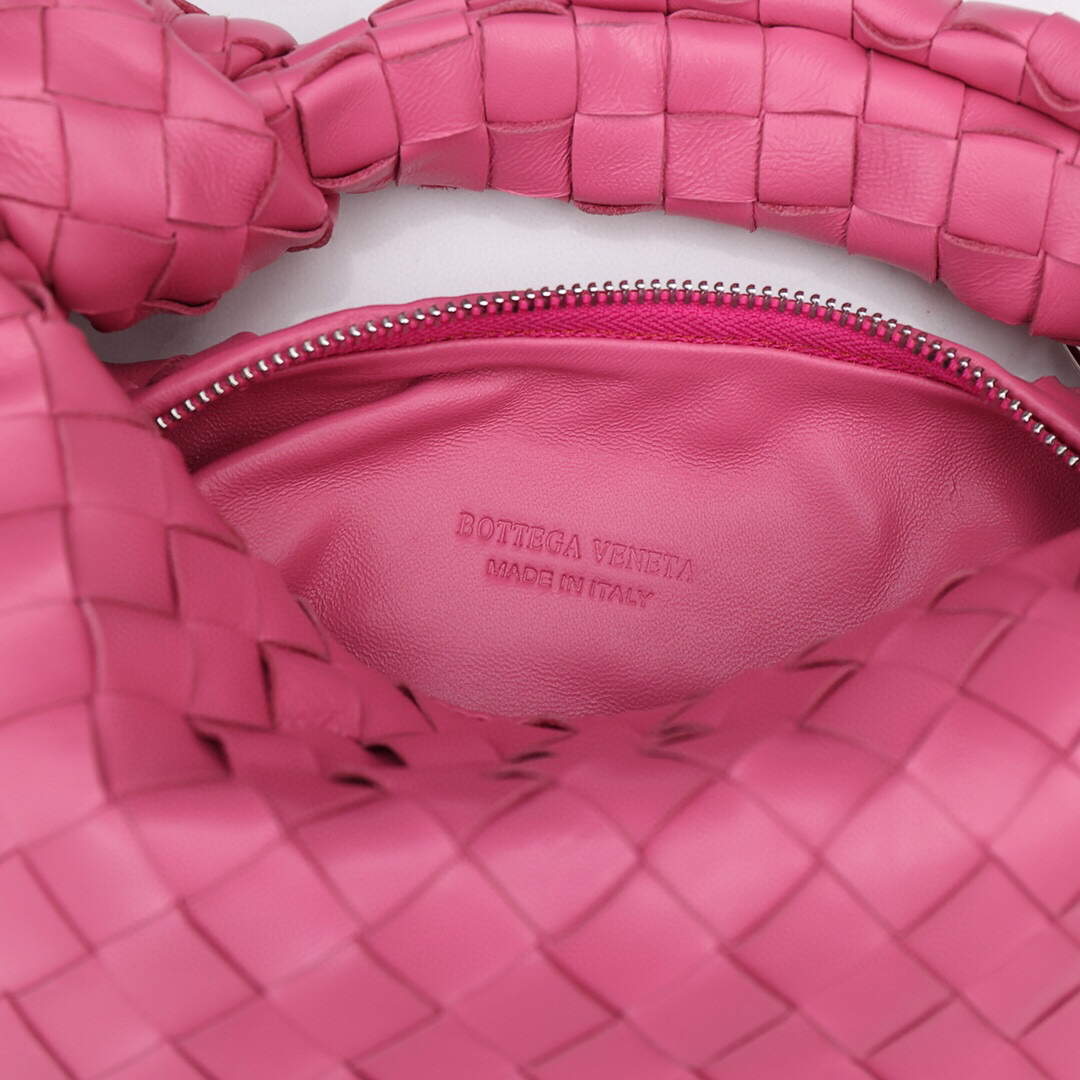 Bottega Veneta BV 651876 mini Jodie Rose Red | bottega veneta bv 651876 mini jodie 138