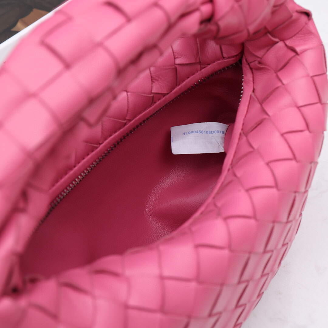 Bottega Veneta BV 651876 mini Jodie Rose Red | bottega veneta bv 651876 mini jodie 139