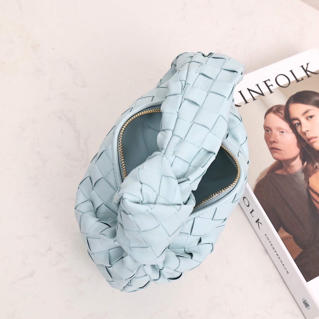 Bottega Veneta BV 651876 mini Jodie Light Blue | bottega veneta bv 651876 mini jodie 153