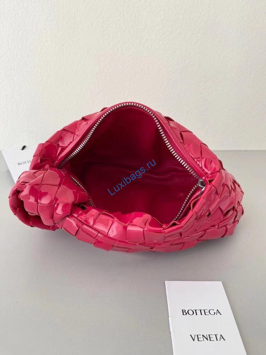 Bottega Veneta BV 651876 mini Jodie Patent leather Red | bottega veneta bv 651876 mini jodie 161