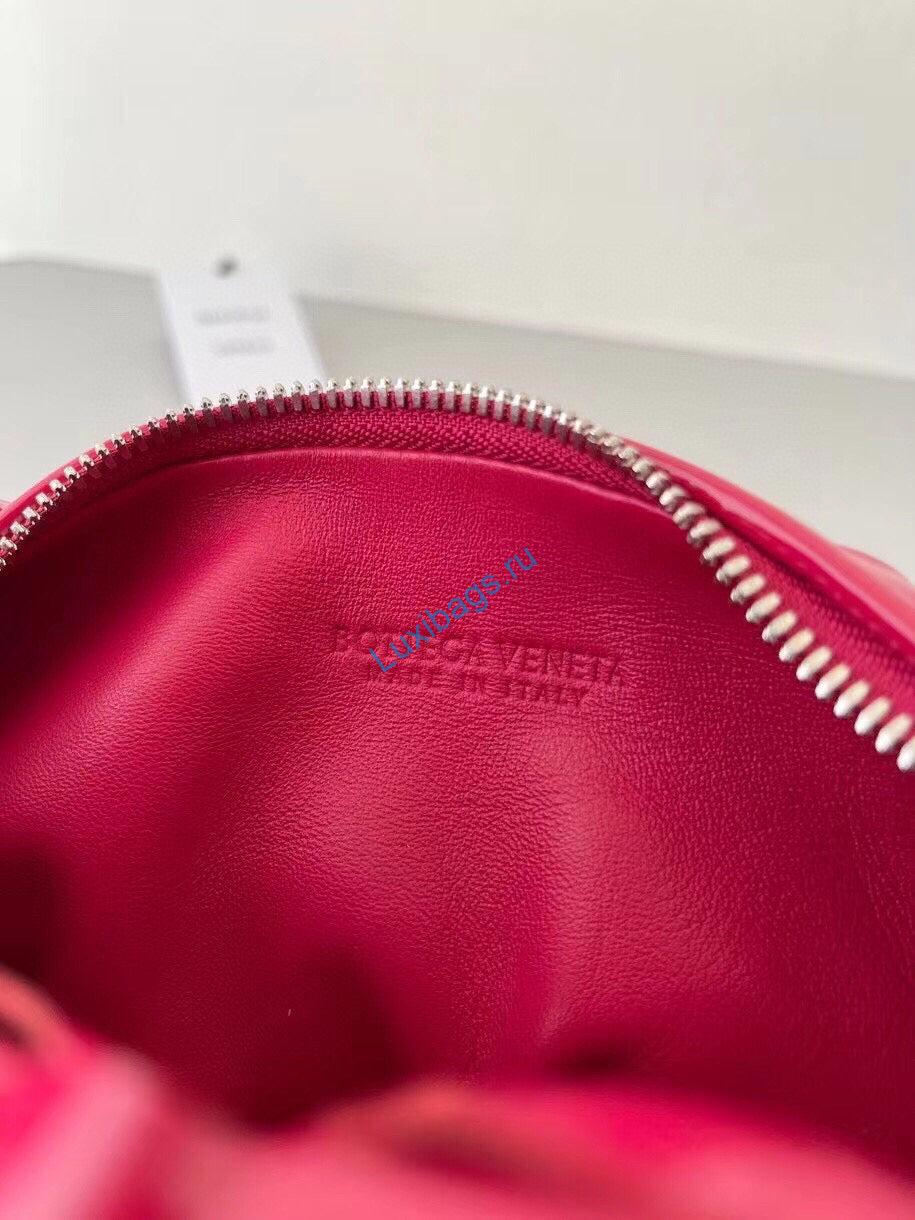 Bottega Veneta BV 651876 mini Jodie Patent leather Red | bottega veneta bv 651876 mini jodie 162