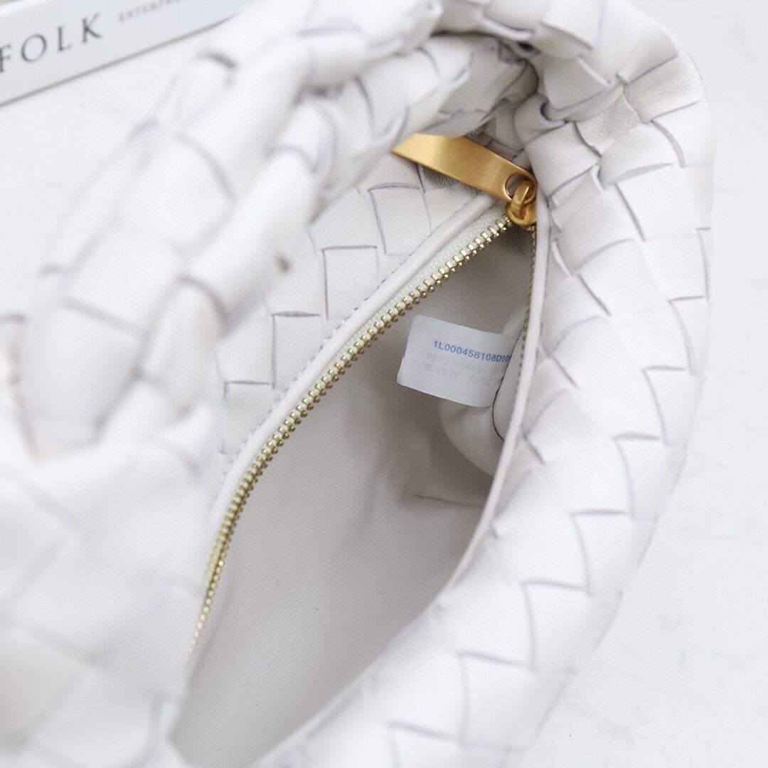 Bottega Veneta BV 651876 mini Jodie White | bottega veneta bv 651876 mini jodie white 09