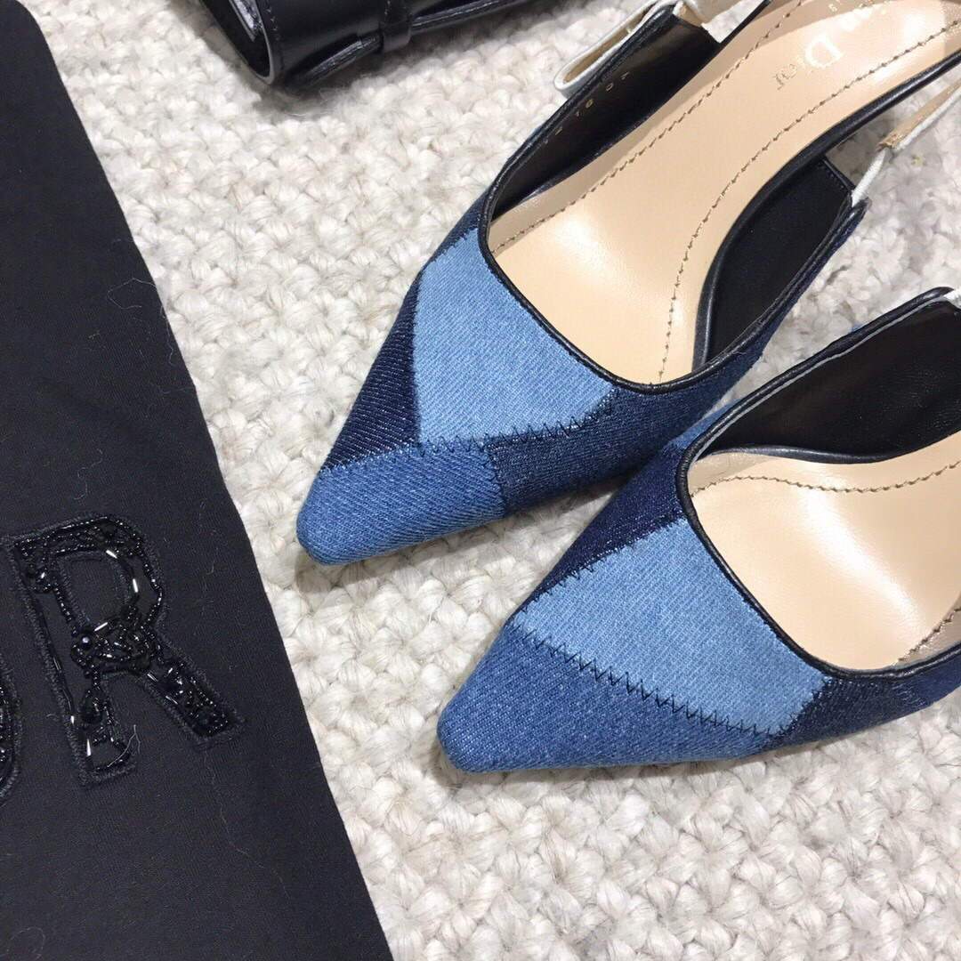 Dior KCP867 J'ADIOR Slingback Pump Blue Metallic Fabric | dior kcp867 jadior slingback pump blue metallic fabric 1 dior kcp867 jadior slingback pump blue metallic fabric