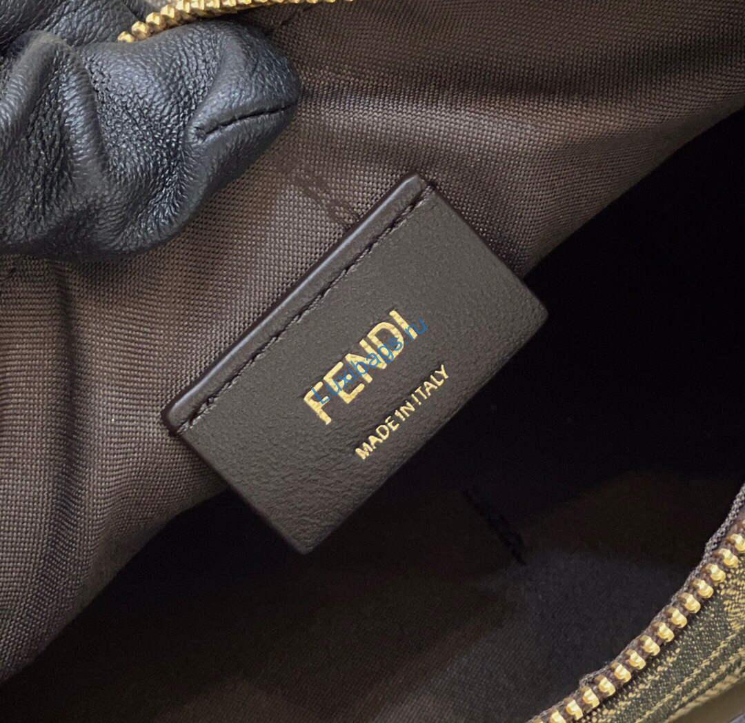 Fendi 8BR798 Fendigraphy Medium 80056L Brown leather Bag | fendi 8br798 fendigraphy small 80056m brown leather bag 007
