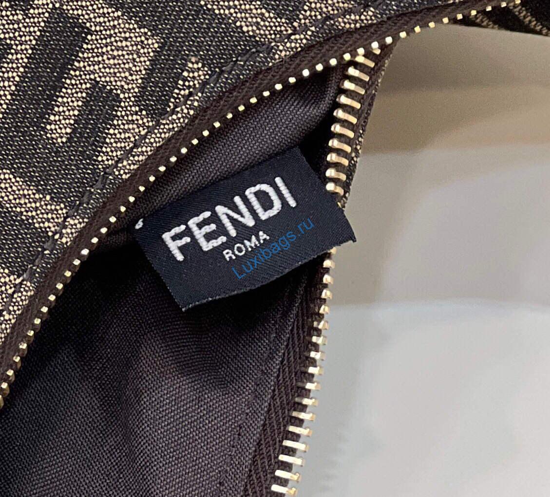 Fendi 8BR798 Fendigraphy Medium 80056L Brown leather Bag | fendi 8br798 fendigraphy small 80056m brown leather bag 008