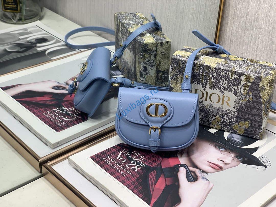 Dior M2278 Mini Bobby bag Blue Box Calfskin | luxibags.ru 167