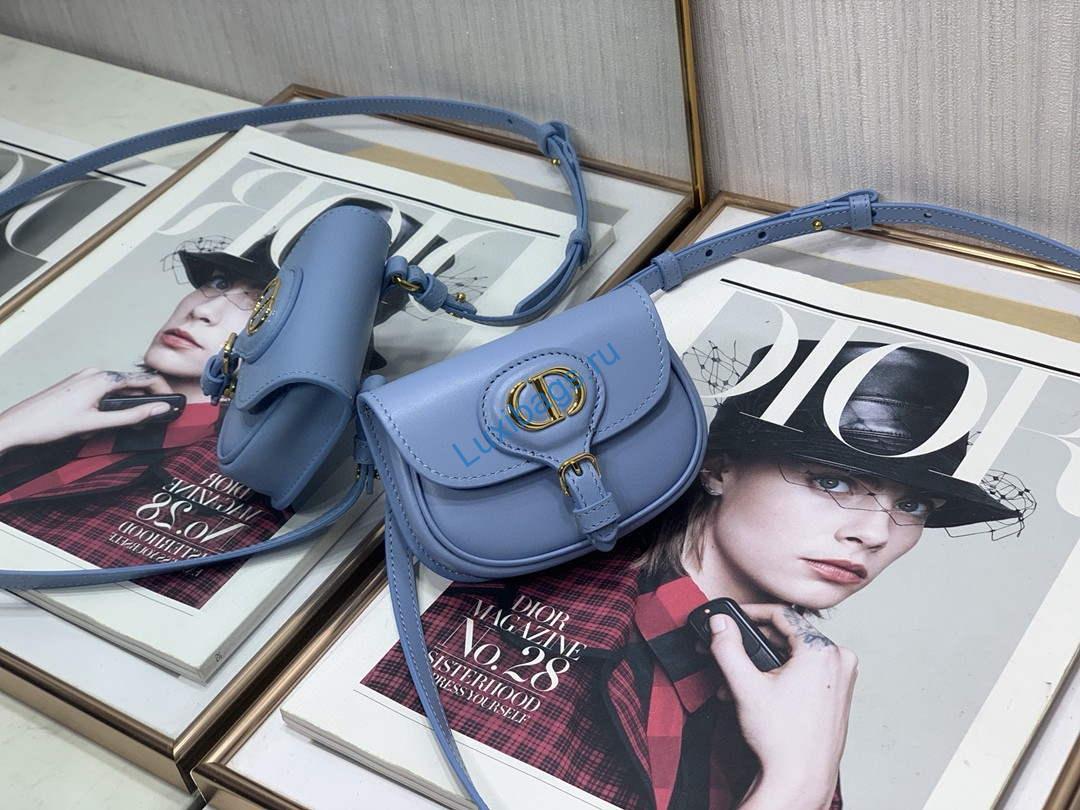 Dior M2278 Mini Bobby bag Blue Box Calfskin | luxibags.ru 169