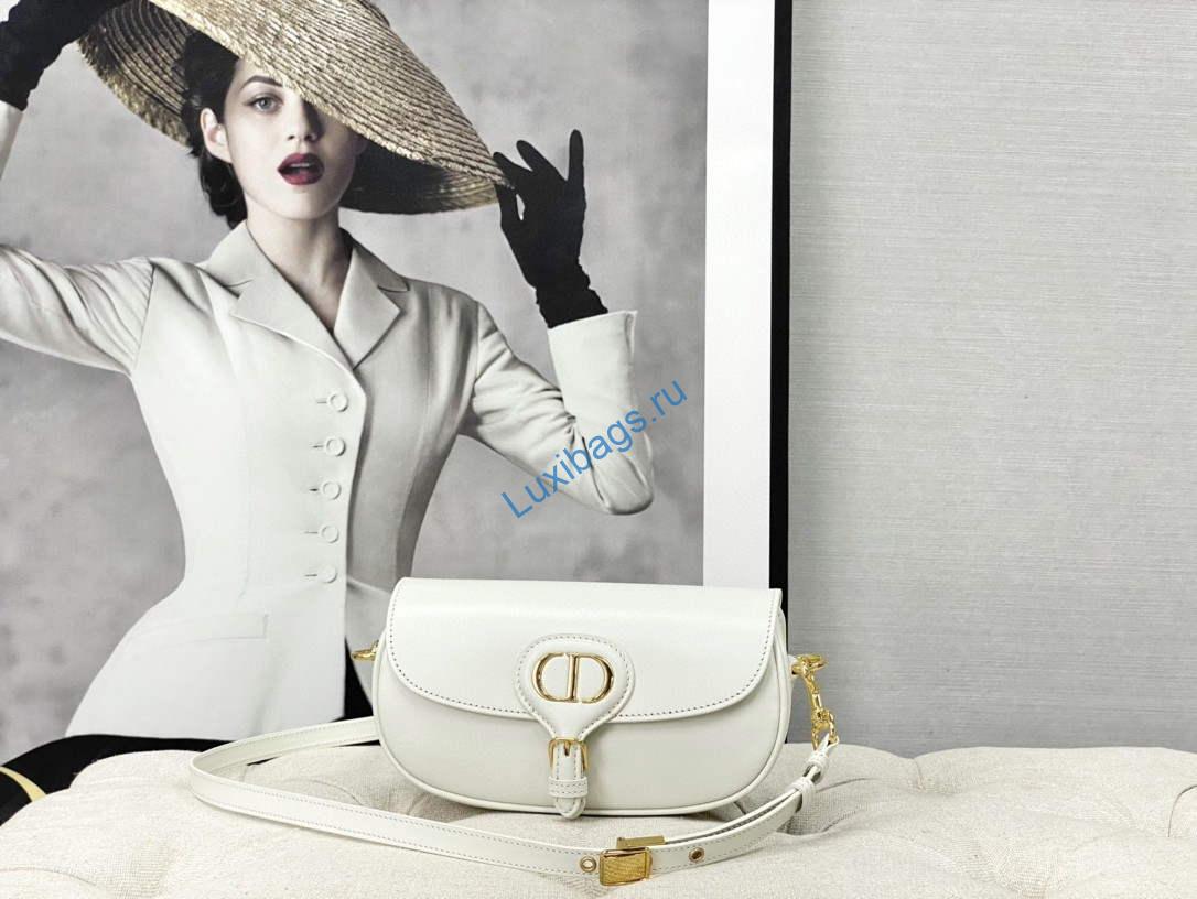 Dior M9327 dior Bobby bag East West White Box Calfskin