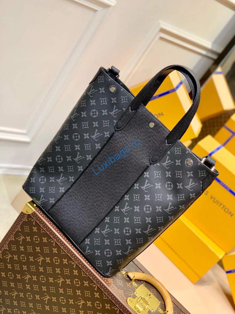 LV M30431 Louis Vuitton Split Tote Eclipse Black | lv m30431 louis vuitton split tote eclipse black 03