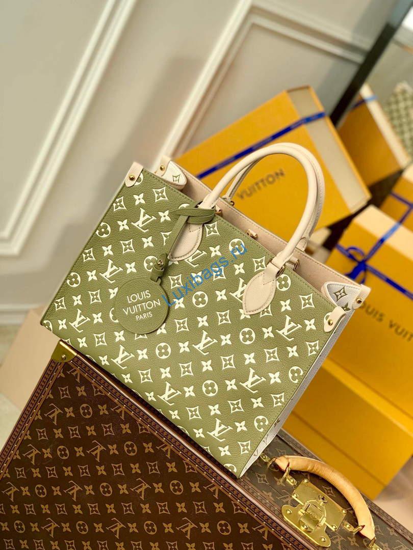 LV M46060 Louis Vuitton Onthego MM Bag M46128