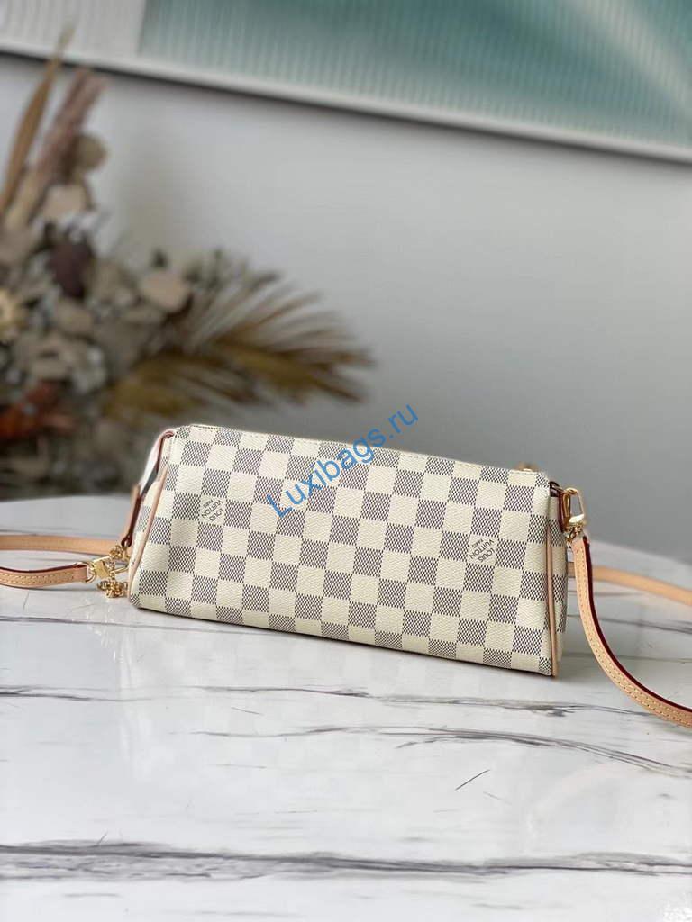 LV N55214 Louis Vuitton M95567 EVA Shoulder Bag N55213 Damier Azur Canvas | lv m95567 louis vuitton n55214 eva shoulder bag n55213 monogram canvas 21