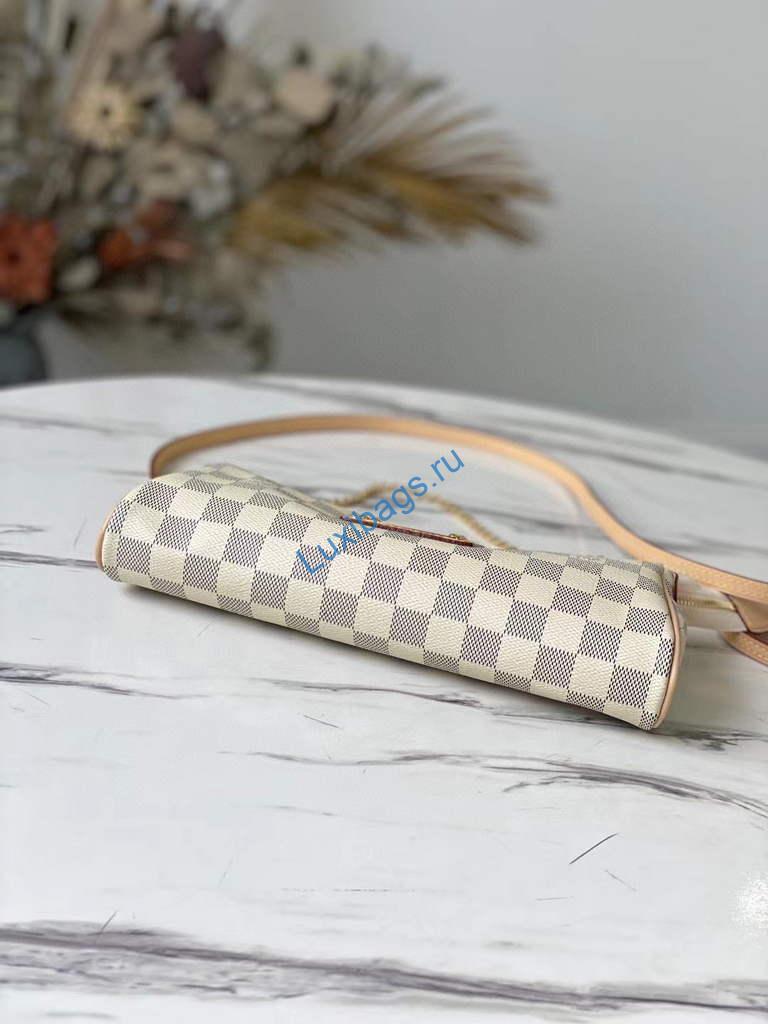 LV N55214 Louis Vuitton M95567 EVA Shoulder Bag N55213 Damier Azur Canvas | lv m95567 louis vuitton n55214 eva shoulder bag n55213 monogram canvas 22