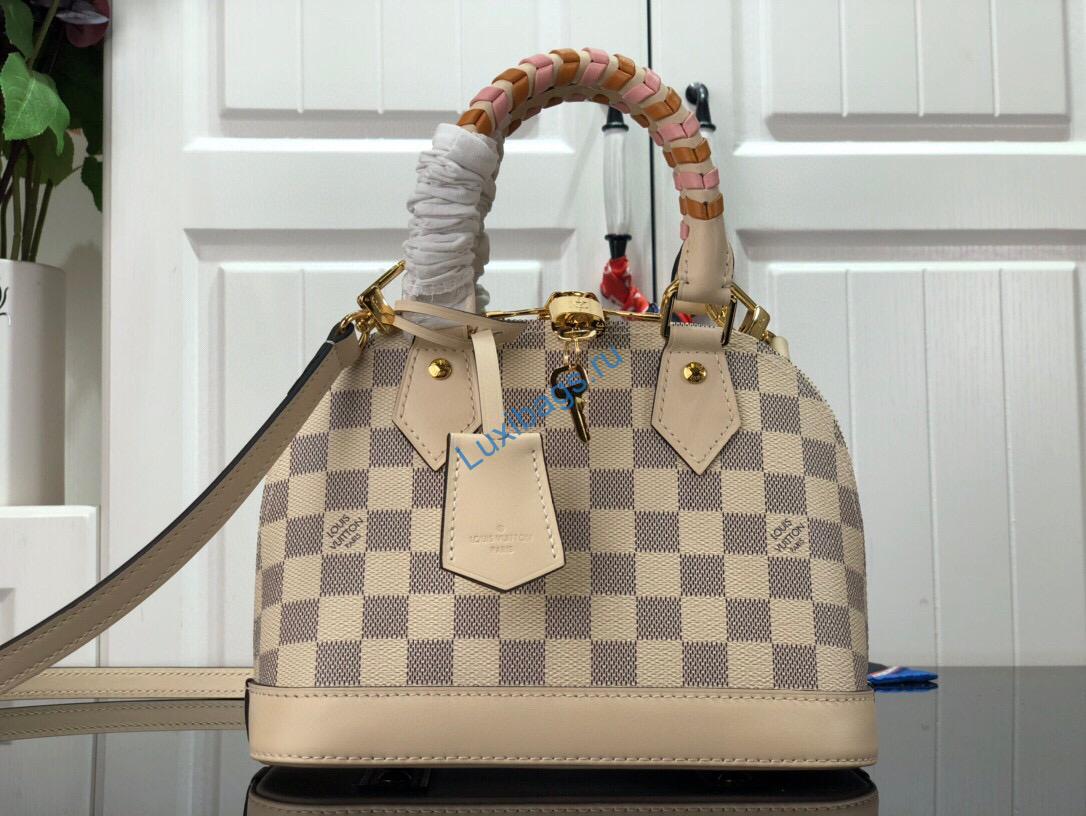 LV N45294 Louis Vuitton Alma BB Damier Azur canvas
