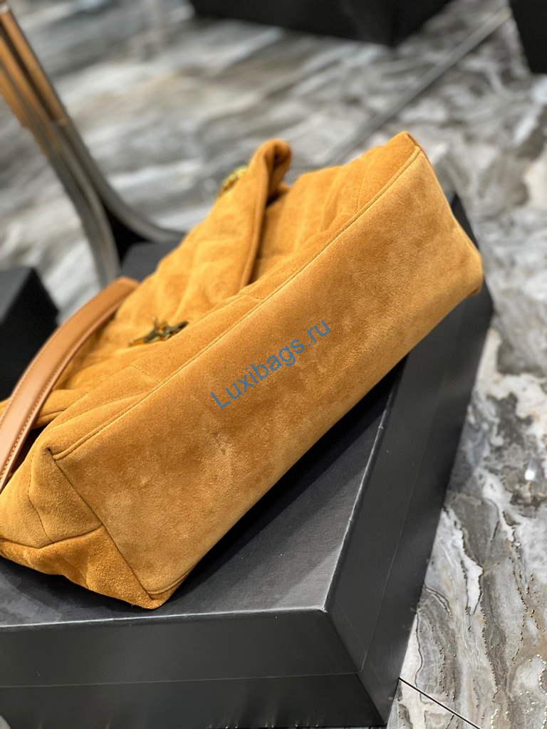 YSL 577475 Saint Laurent Puffer Medium Bag In Quilted Lambskin Leather Brown | ysl 574946 saint laurent puffer medium bag in quilted lambskin leather brown 15