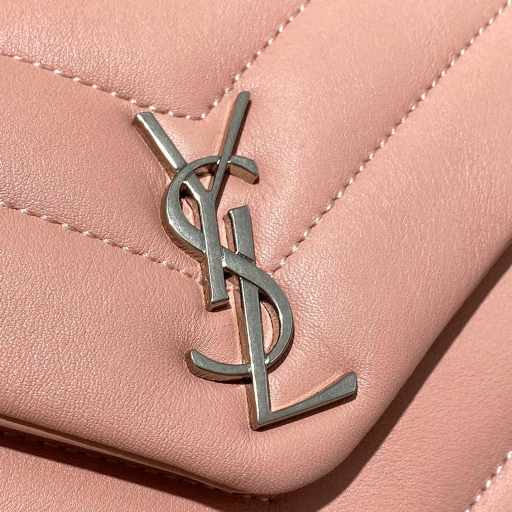 YSL 630951 Saint Laurent Loulou Toy Bag In Matelassé "Y" Leather Pink | ysl 620333 saint laurent loulou toy bag in matelasse y leather 101