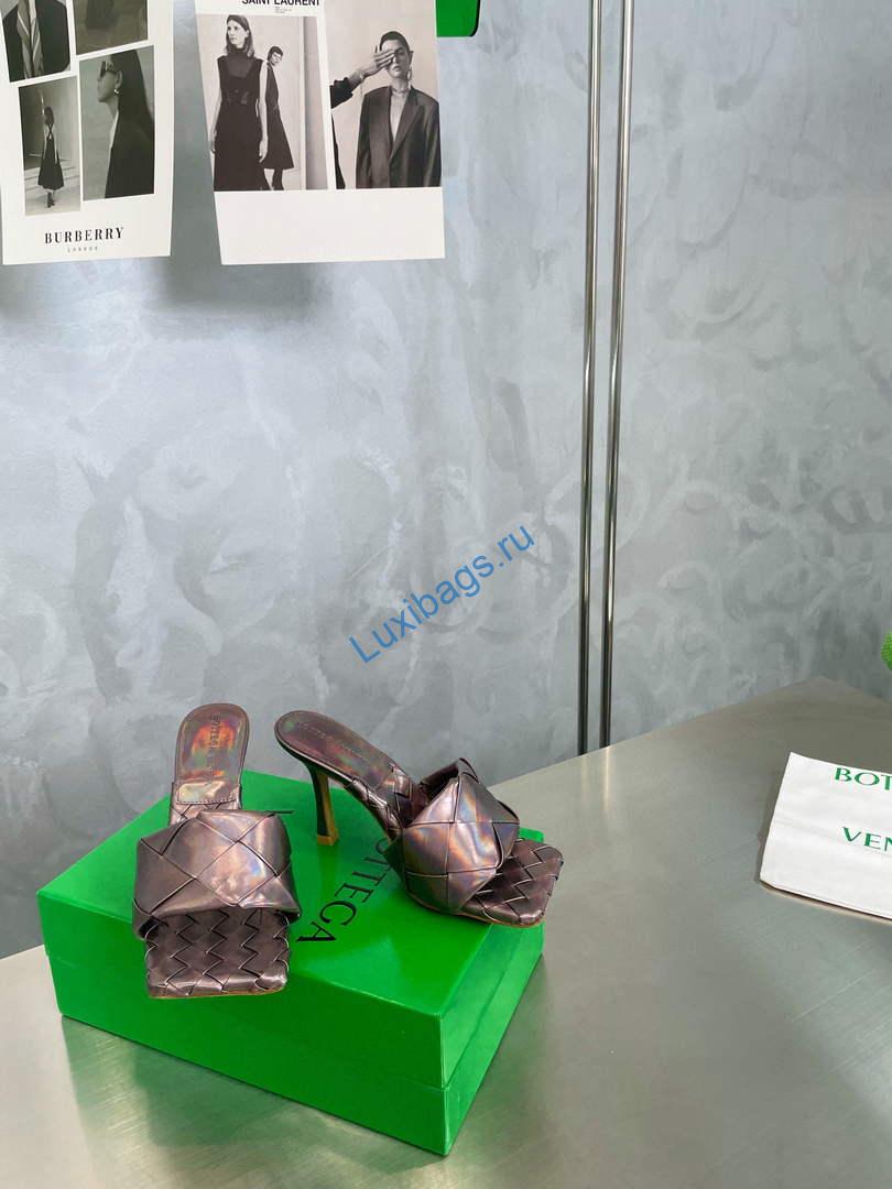 Bottega Veneta BV 608854 Women's Lido Slipper High 9cm BVSS06086 | bottega veneta bv 608854 womens lido slipper high 9cm 012