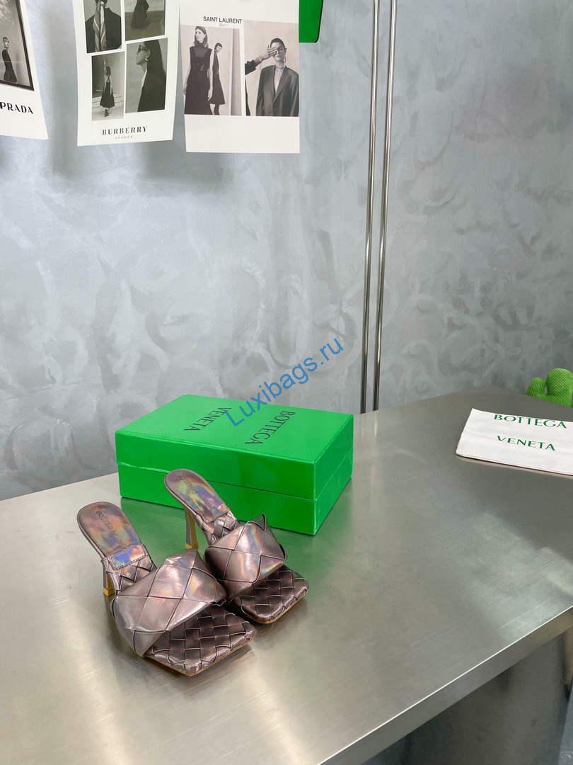 Bottega Veneta BV 608854 Women's Lido Slipper High 9cm BVSS06086 | bottega veneta bv 608854 womens lido slipper high 9cm 016