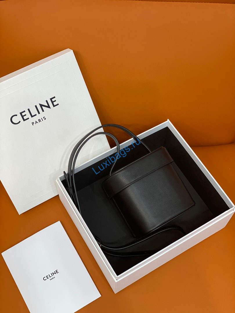 Celine 199263 SMALL BOX cuir triomphe in Smooth Calfskin Black | celine 199263 small box cuir triomphe in smooth calfskin 02