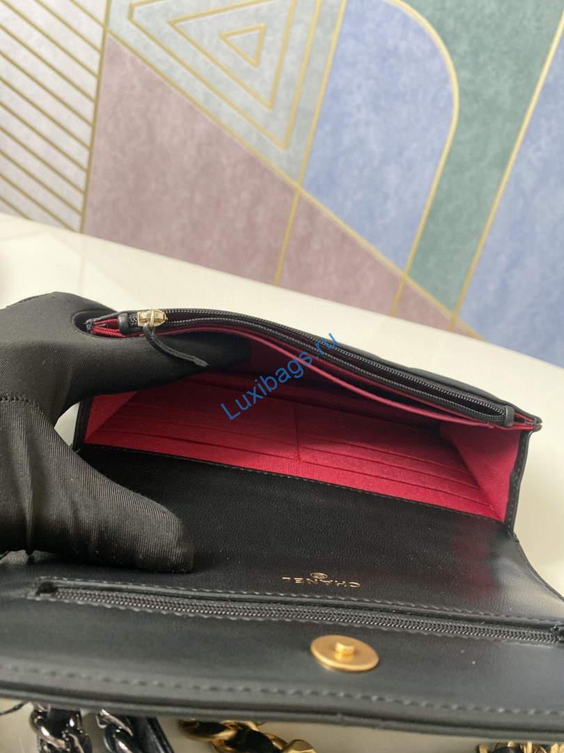 Chanel A86092 WOC Bag Lambskin Black | chanel a86092 woc bag lambskin 012
