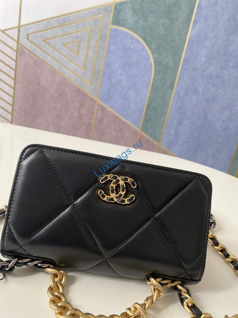 Chanel A86092 WOC Bag Lambskin Black | chanel a86092 woc bag lambskin 015