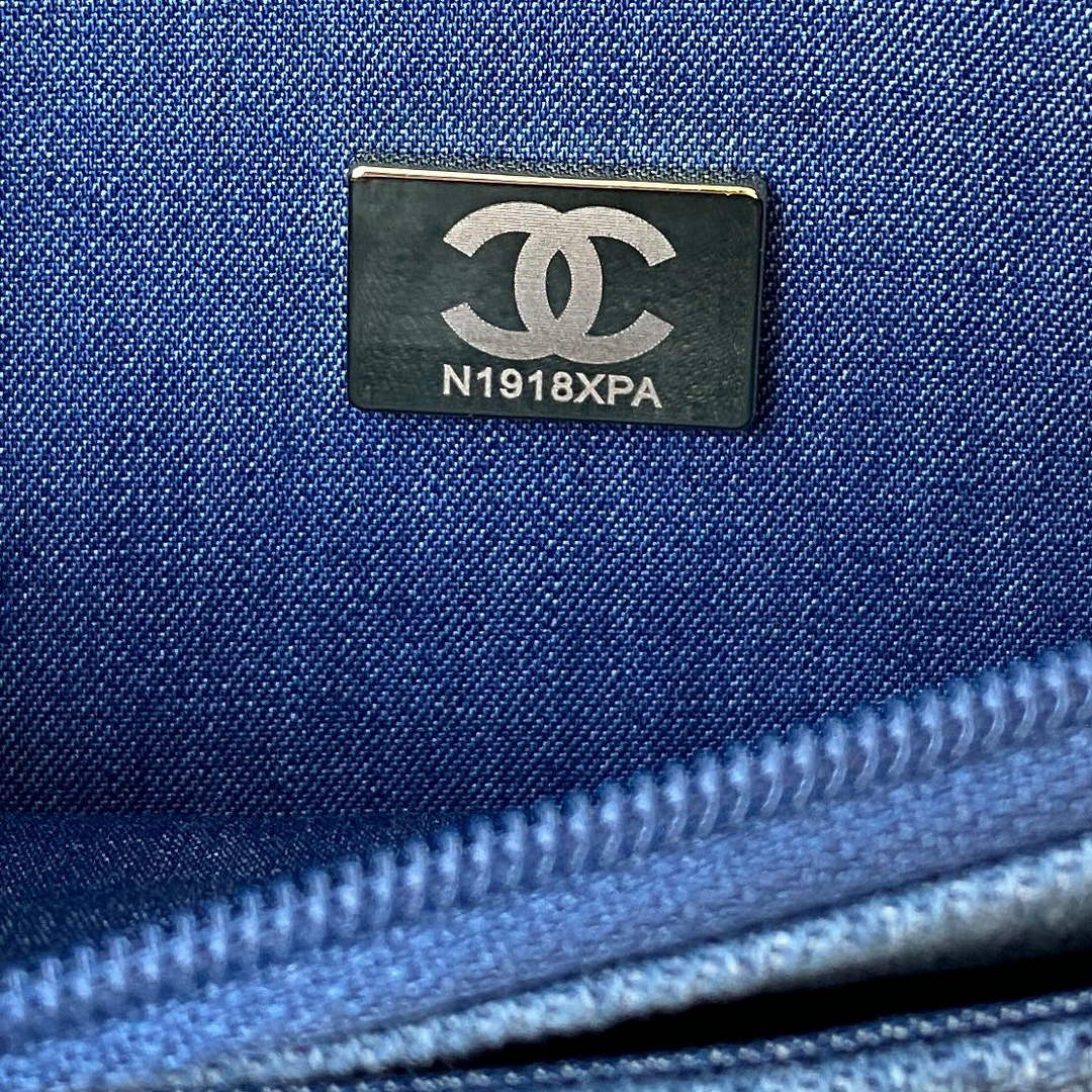 Chanel AP1450 Wallet on Chain Lambskin A33814 Blue | chanel ap0250 wallet on chain lambskin a33814 blue 09