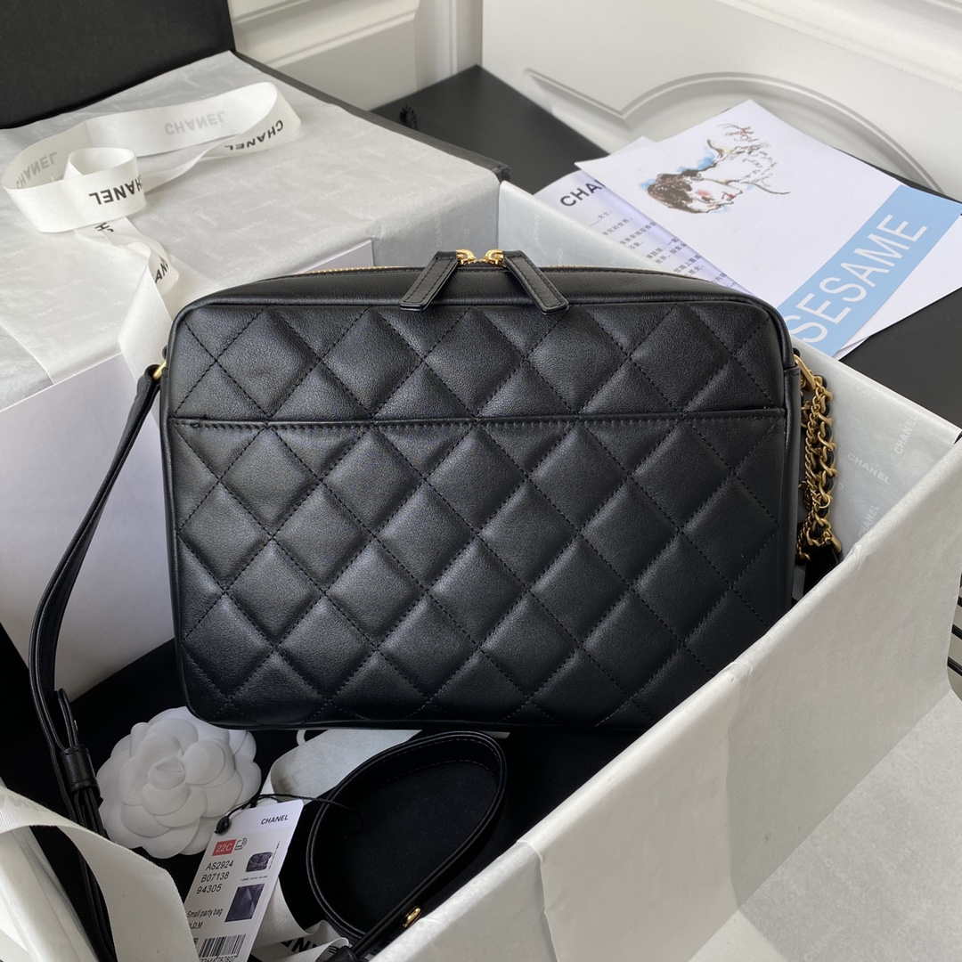 Chanel AS2924 Camera Case Black Bag | chanel as2924 camera case black bag 002
