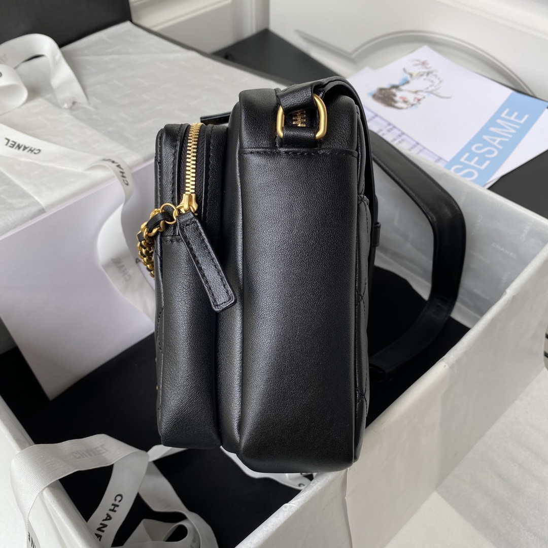 Chanel AS2924 Camera Case Black Bag | chanel as2924 camera case black bag 006