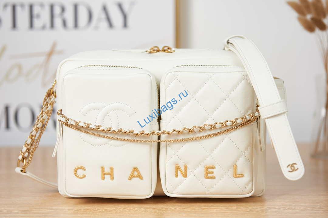 Chanel AS2924 Camera Case Bag White | chanel as2924 camera case white bag 002