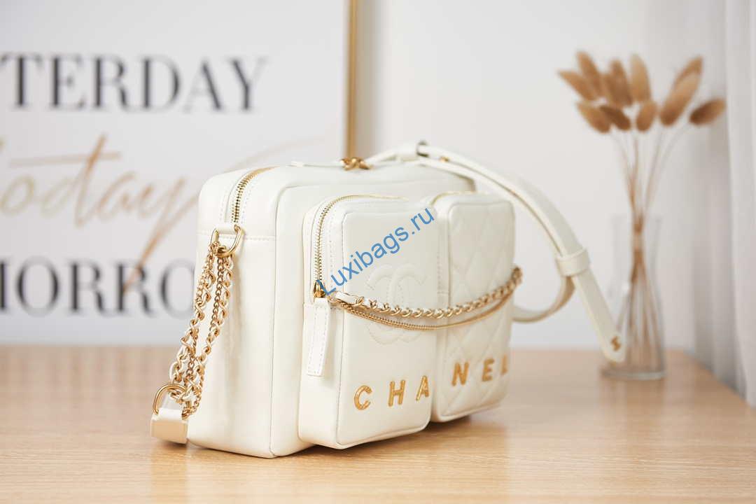 Chanel AS2924 Camera Case Bag White | chanel as2924 camera case white bag 003