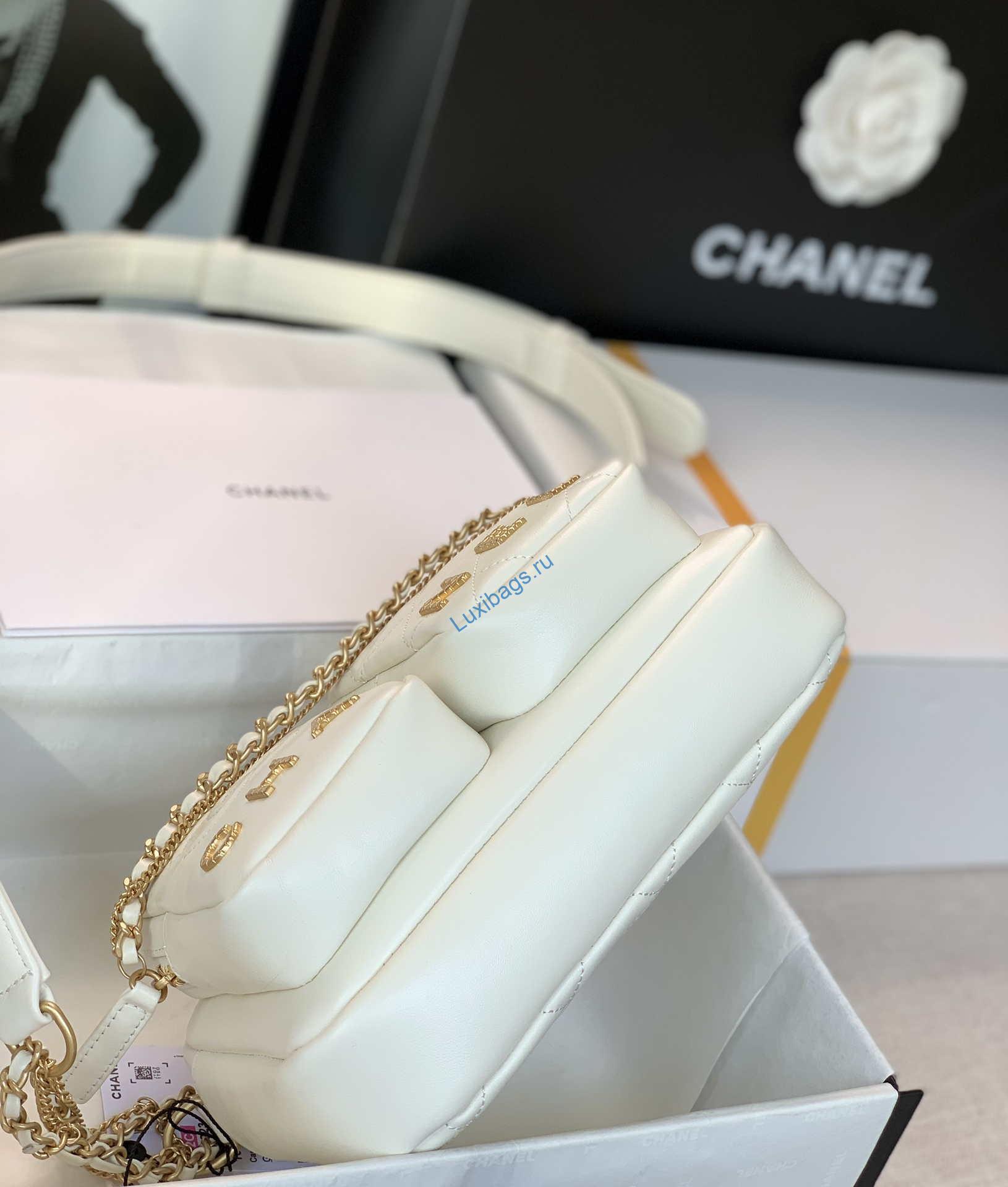Chanel Camera Case AS2923 Bag White | chanel camera case as2923 bag white 006