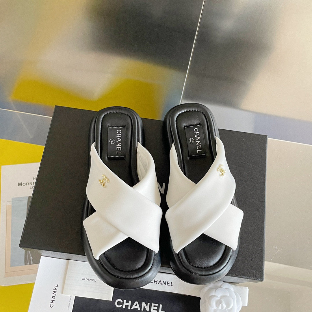 Chanel G38864 Mules Fabric Sandals Women C91151 | chanel g38864 mules fabric sandals women c9115 02