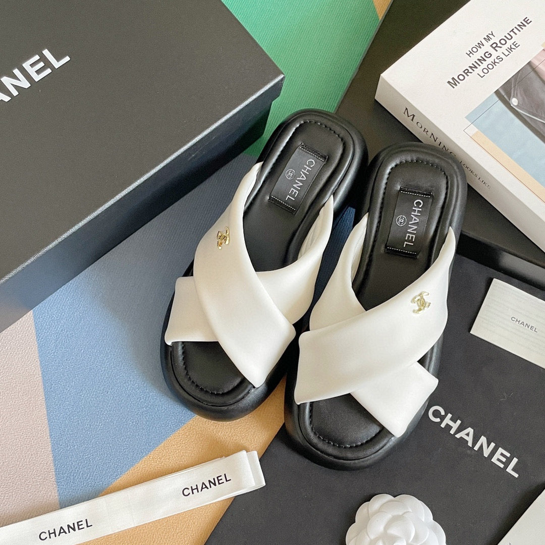 Chanel G38864 Mules Fabric Sandals Women C91151 | chanel g38864 mules fabric sandals women c9115 05