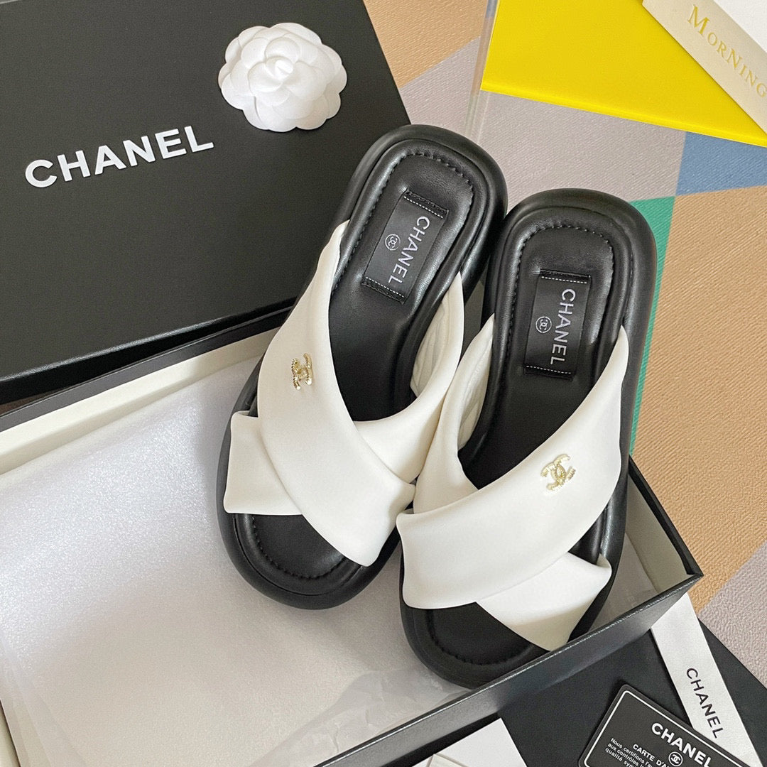 Chanel G38864 Mules Fabric Sandals Women C91151 | chanel g38864 mules fabric sandals women c9115 06